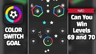 Color Switch GOAL Mode All Hard Levels ⚽