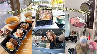 📎 finals week vlog: trying out new korean convenience stores, visiting cafes, studying till 4am