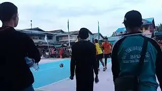 Tarkam voli Erwin Thelapan dan Toiran DKK (Cuban/Cuba) spiker voli asal Melawi 2017 voli indo