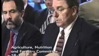 Stanley Townsend Testifies at Senate Ag Committee Hearing