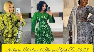  Beautiful Ankara Skirt and Blouse Styles 2025// Trendy Traditional New Trending Outfits For Women