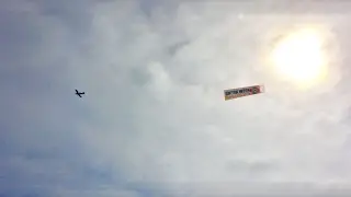 Shark Week Ads At The Beach!