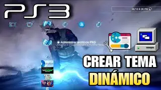 Como Crear TEMAS con MOVIMIENTO + ICONOS Personalizados Para PS3 | Muy F&aacute;cil