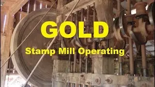 Gold Stamp Mill in Operation - Dahlonega, Georgia