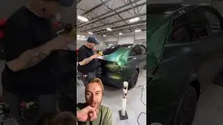 Tesla Model Y hatch vinyl wrap Reaction Video #reaction #reactionvideo #shorts