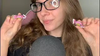 ASMR Up Close Gum Chewing With Hubba Bubba Gum