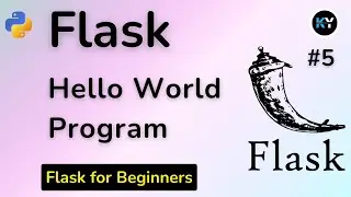 Flask Hello World Tutorial: Build Your First Python Web App | Flask Playlist in HINDI