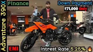 2025 KTM Adventure 390 X Finance Details | ₹70k Downpayment | ₹10,000 EMI  | On Road Price