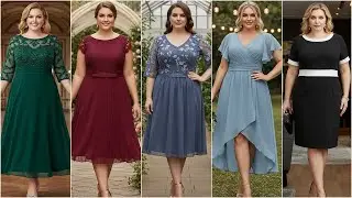 Stunning Plus Size Cocktail Dresses for Mother of the Bride in 2025