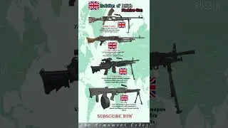 Bren &rarr; L7 GPMG &rarr; L110A2 (Minimi) &rarr; L86 LSW: British MG Evolution 💥 #shorts  #subscribe#army#military