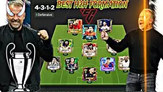 How to master 4-3-1-2 defensive in Fc Mobile | best H2H Formation |
