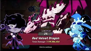 New Red Velvet Dragon Boss With Shadow Milk Cookie Team 7B+