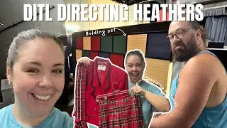 A day in the life directing a musical | Costumes, props, set building, & more | A Heathers prep VLOG