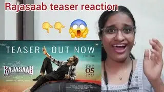 Raja saab teaser reaction/Prabhas/ @VL reactions