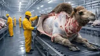 Inside a High-Tech Camel Leather Factory | Turning Raw Hides into Luxury Products (Full Process)