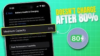 How to Fix iPhone Doesn't Charge After 80% | iPhone Not Charging Beyond 80% Solution