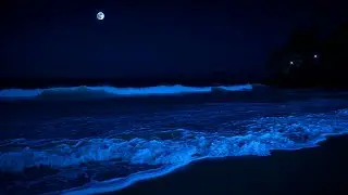 Gentle Beach Sounds For Deep Sleep | Ocean Waves To Reduce Anxiety And Help You Rest