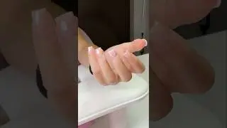 Tiniest nails ever😅🫣 #nailsforbeginners #nailtech #nails