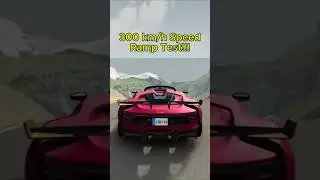 300 km/h Speed Ramp Test - BeamNG Drive