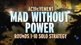 DIE RISE Zombies - Mad Without Power (Solo) Achievement Guide & Easy 1-10 Strategy