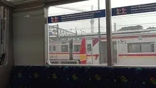 JR 205 - 43 Berangkat stasiun Bogor