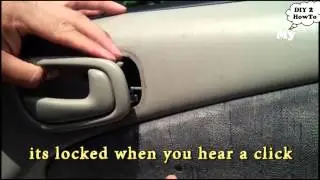 Interior door handle replacement - Toyota Corolla