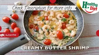 Keto Creamy Butter Shrimp &ndash; Rich, Low-Carb Indulgence! #healthy #butter #creamy #keto #diet #recipes