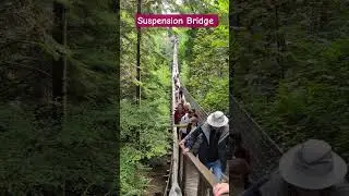 Suspension bridge @ Capilano Suspension Bridge Park near Vancouver