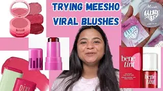 |Meesho Blush Review|₹120 Mein Pixi Blush?? REAL TEST!High-End Blush Dupes Itne Saste?