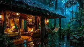 🔴 Super Heavy Rain - Sleep FAST - Torrential Rain to STOP Insomnia