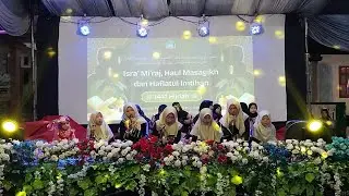 Penampilan Hadroh Putri Al Falah di Malam Haflatul ikhtibar Yayasan Raudlatul Hasan ft Dewata Audio