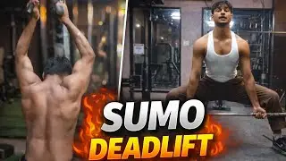 Ajj lagai maine sumo deadlift 🔥💪☠️🔙Sumo Deadlift = Power + Technique  karo#SumoDeadlift#DeadliftDay 