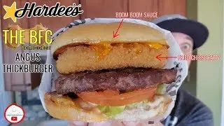 Hardee's&reg; BFC Angus Thickburger Review! | BIG FRIED CHEESE! ⭐🧀