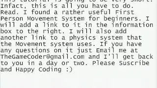 DarkGDK - TheGameCode - Easy And Free Movement System