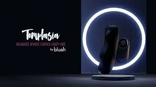 Blush Temptasia Wearable Panty Vibrating Sex Toy for Couples and Solo Play! Magnetic and Secure.