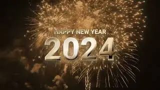 HAPPY NEW YEAR 2024 VJ 4k VISUAL LOOP ANIMATION RESOLUME (VJ LOOP) 3D TUNNEL - NEON(ELECTRO) VJ CREW