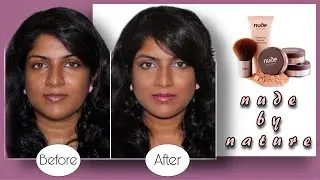Simple Everyday Makeup Look using Nude by Nature Mineral Kit for Medium Skin Tone / Mac NC42