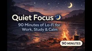 Lo-Fi for Quiet Focus 🌌 | 90 Minutes of Lo-Fi for Work, Study & Calm