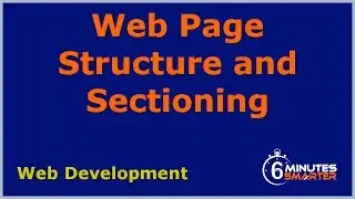 Web Page Structure and Sectioning