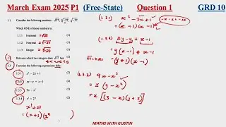 10 класс | Экзамен в марте 2025 года | Математика, часть 1 | Вопрос 1