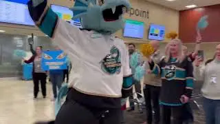 Tahoe Knight Monsters arrive at Reno-Tahoe Aiport