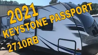 2021 Keystone Passport 2710RB GT Series Travel Trailer Dodd RV Show Tour Review New Camper Lite