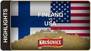 Finns remain perfect in a physical affair | Finland-USA HL | #IIHFWorlds 2016