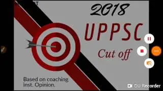 UP PCS 2018 cut off   based on coaching's opinion Vision, GS world,neo stencil