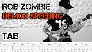 Rob Zombie / FlatOut 2 OST - Demon Speeding | Guitar Cover | Tab