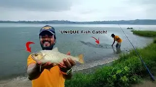 Rohu Fish Caught in Heavy Rain &ndash; Brutal Fight, Full Catching Action & 6-Hook Feeder Technique