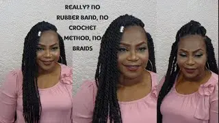 How To: Cuban Twist (2021). NO RUBBER BAND, NO CROCHET METHOD, NO BRAIDS
