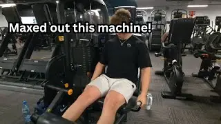 Leg Day Madness 💪 Maxed Out the Machine + Bench Press Finisher!