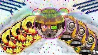 LEGENDARY *9x1* LINESPLIT IN AGARIO // FIRST EVER TRIPLE WALLBANG POPSPLIT !