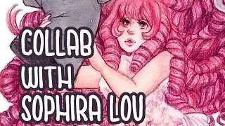 Mermaid Rose Quartz // Collaboration with Sophira Lou Illustrations